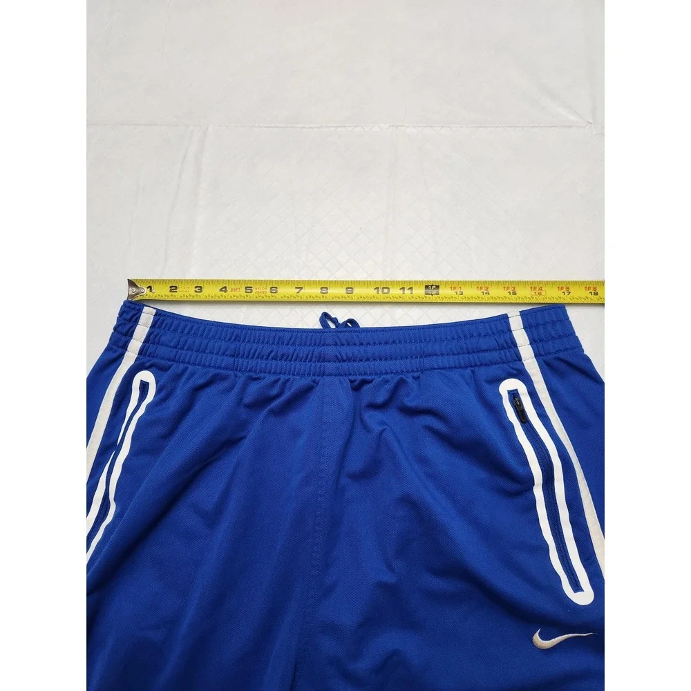 Nike Dri-Fit Track Pants Mens XL Royal Blue Warm Up Athletic‎ Zip Hem 418638-494